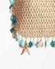 South Beach South Beach shell and bead embellished shoulder bag in natural-Neutral - 3