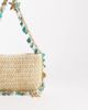 South Beach South Beach shell and bead embellished shoulder bag in natural-Neutral - 4