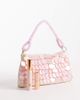 South Beach South Beach shell embellished ibiza shoulder bag in light pink-Purple - 2