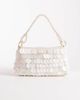 South Beach South Beach shell embellished ibiza shoulder bag in white - 1