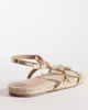 South Beach South Beach starfish flat sandals in gold - 3