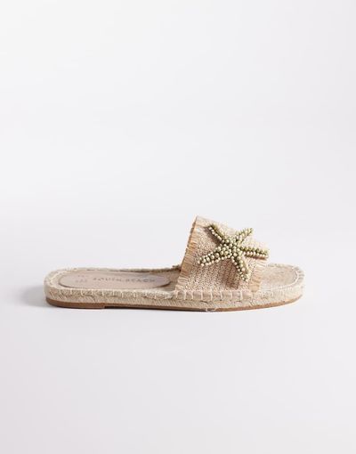 South Beach South Beach starfish strap sandals in natural-Neutral