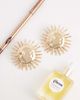 South Beach South Beach statement sun earrings in gold - 2