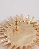 South Beach South Beach statement sun earrings in gold - 3