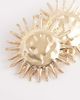 South Beach South Beach statement sun earrings in gold - 4