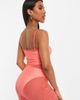 South Beach South Beach stretch mesh ruched front strappy dress-Orange - 2