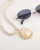 South Beach South Beach sun pendant rope necklace in gold - 2
