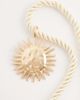 South Beach South Beach sun pendant rope necklace in gold - 3