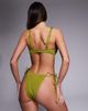 South Beach South Beach tieside bikini bottom in olive-Green - 3