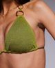 South Beach South Beach triangle bikini top in olive-Green - 4