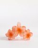 South Beach South Beach triple flower hair claw clip in orange - 1