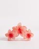 South Beach South Beach triple flower hair claw clip in pink - 1
