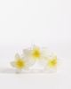 South Beach South Beach triple flower hair claw clip in yellow - 1
