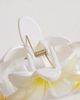 South Beach South Beach triple flower hair claw clip in yellow - 2