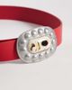 South Beach South Beach western buckle belt in red - 2
