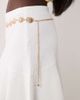 South Beach South Beach western trim chain belt in gold - 2