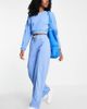 South Beach South Beach wide leg sweatpants in blue - 1
