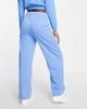 South Beach South Beach wide leg sweatpants in blue - 4