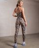 South Beach South Beach x Joanna Chimonides high waisted leggings in zebra print-Multi - 2
