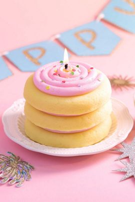 Southlake Gifts Southlake Gifts Cake Cookie Candle in Pink at Urban Outfitters