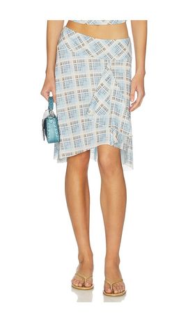 SOVERE SOVERE Novalyn Plaid Skirt