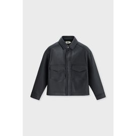 SOW Kids SOW Kids Kids Faux Leather Cropped Shirt