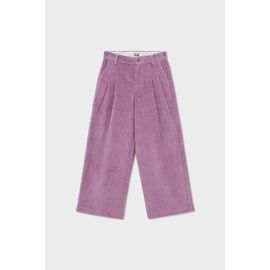 SOW Kids SOW Kids Organic Cotton Corduroy Double Pleated Wide Leg Pants