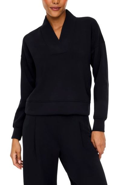 SPANX® SPANX® Air Essentials V-Neck Long Sleeve Sweatshirt