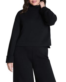 Spanx Spanx AirEssentials Cropped Turtleneck Sweatshirt