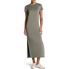 SPANX® SPANX® AirEssentials Stripe Side Slit Maxi Dress