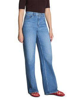 Spanx Spanx Authentic Stretch High Rise Wide Leg Jeans in Elysian
