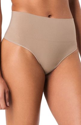 SPANX® SPANX® High Waist Cotton Blend Thong