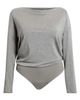 SPANX® SPANX® Long Sleeve Slash Neck Bodysuit - 4
