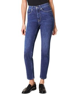 Spanx Spanx Redefine High Rise Slim Straight Jeans in Medium Indigo