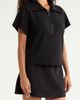 SPANX® SPANX® Rib Short Sleeve Half Zip Pullover - 3