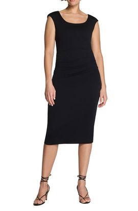 SPANX® SPANX® Ruched Scoop Neck Midi Dress