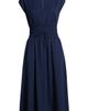 SPANX® SPANX® Smock Waist V-Neck Cotton Midi Dress - 5