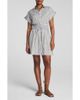 SPANX® SPANX® Smocked Striped Supima Cotton Mini Shirtdress - 1