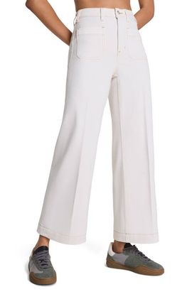 SPANX® SPANX® SPANXshape™ Authentic 360 Patch Pocket Crop Wide Leg Jeans