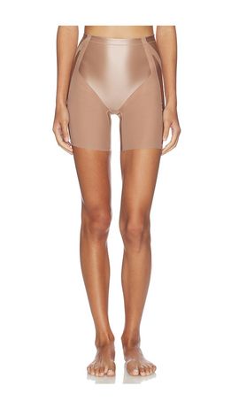 SPANX SPANX Spanxshape Satin-x Booty-lifting Mid-thigh Short