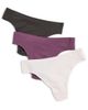 SPANX SPANX SPANXsmooth Fit-To-You Thongs 3-Pack Box PN/RS BD/DK CA One - 6