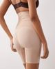 Spanx SPANXsculpt GoFigure high-waisted mid-thigh shorts in chai beige-Neutral - 3