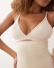 Spanx SPANXsculpt GoFigure high-waisted mid-thigh shorts in toasted coconut-Neutral - 2