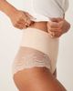 Spanx SPANXsupersmooth Undie-tectable lace hipster briefs in beige-Neutral - 1
