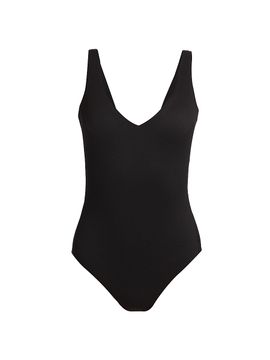 Spanx Women's Piqué Shaping One-Piece Swimsuit