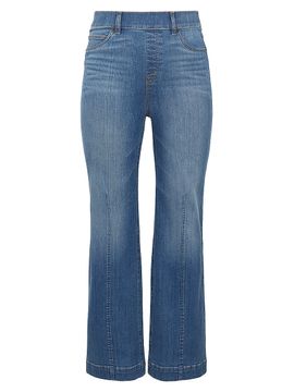 Spanx Women's Seamed-Front Wide-Leg Jeans