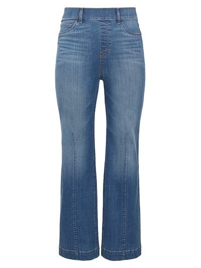 Spanx Women's Seamed-Front Wide-Leg Jeans