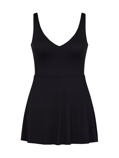 Spanx Women's Shaping Piqué Swim Dress