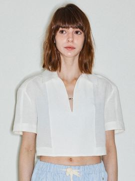 SPARKLING PIECE DIANA CROP SHIRT