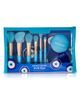 SPECTRUM SPECTRUM Evil Eye 8-Piece Travel Makeup Brush & Velvet Puff Set $50 Value - 2